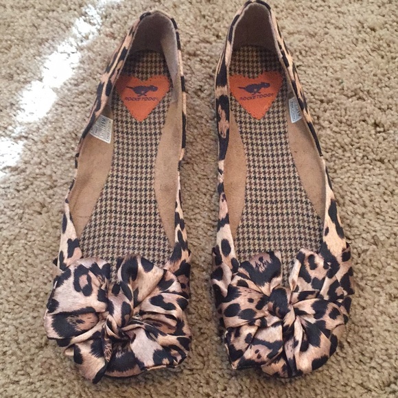 rocket dog leopard flats